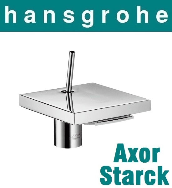 Hansgrohe Axor Starck X 10205000 Single Lever Bidet Mixer w/Pop-up Waste Set. in Chrome Finish