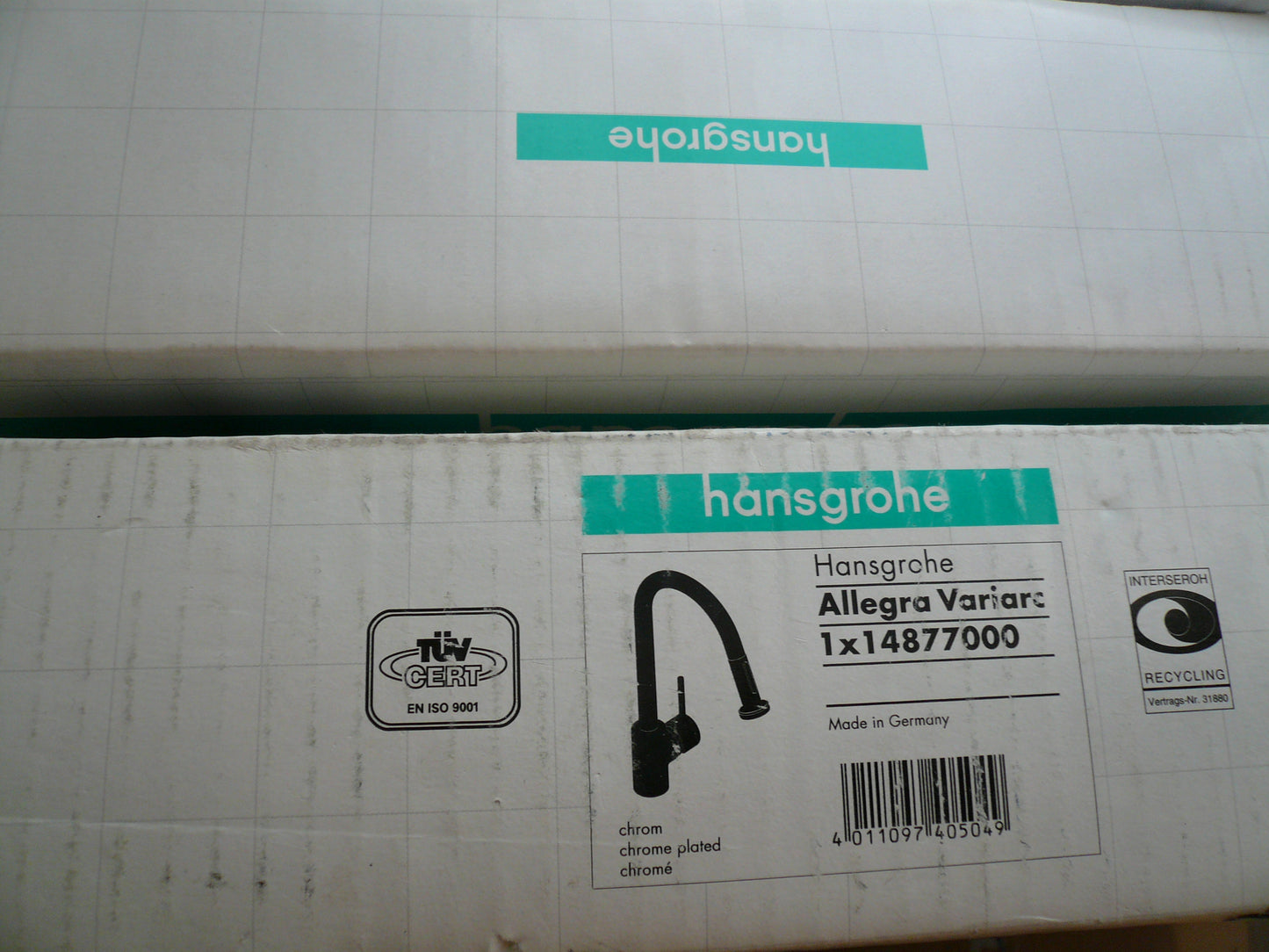 Hansgrohe Allegra-Variarc 14877000 Pull-Out 360° Swivel Spout Kitchen Mixer. in Chrome Finish