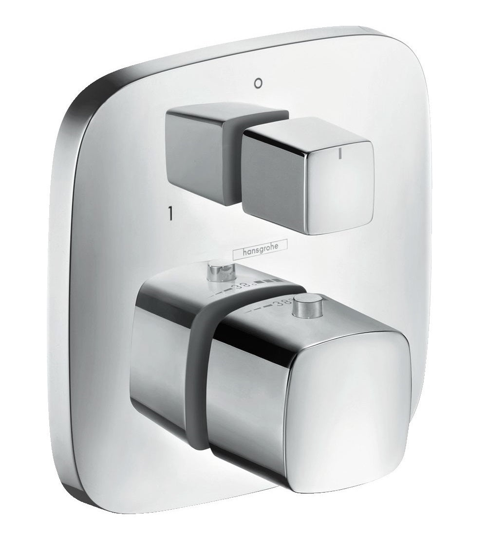 Hansgrohe PuraVida 15771000 Thermostatic mixer w/shut-off & diverter valve