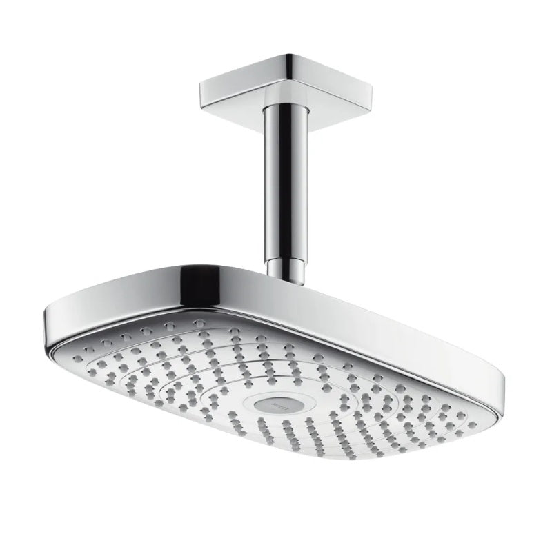 Hansgrohe Raindance Select E300 27384000 2Jet Overhead Shower+Ceiling Connector DN15