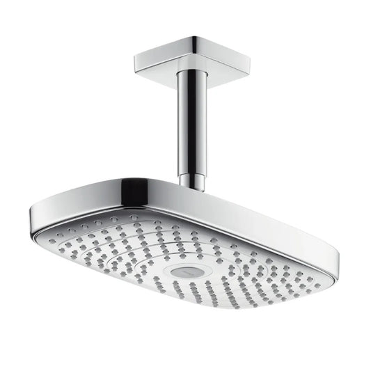 Hansgrohe Raindance Select E300 27384000 2Jet Overhead Shower+Ceiling Connector DN15