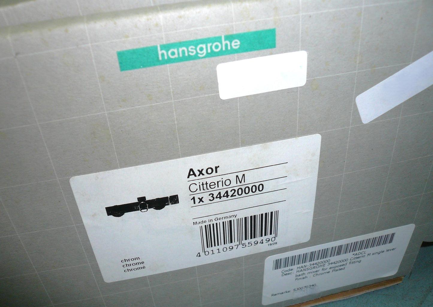 Hansgrohe AXOR Citterio M 34420000 Single lever bath & shower mixer