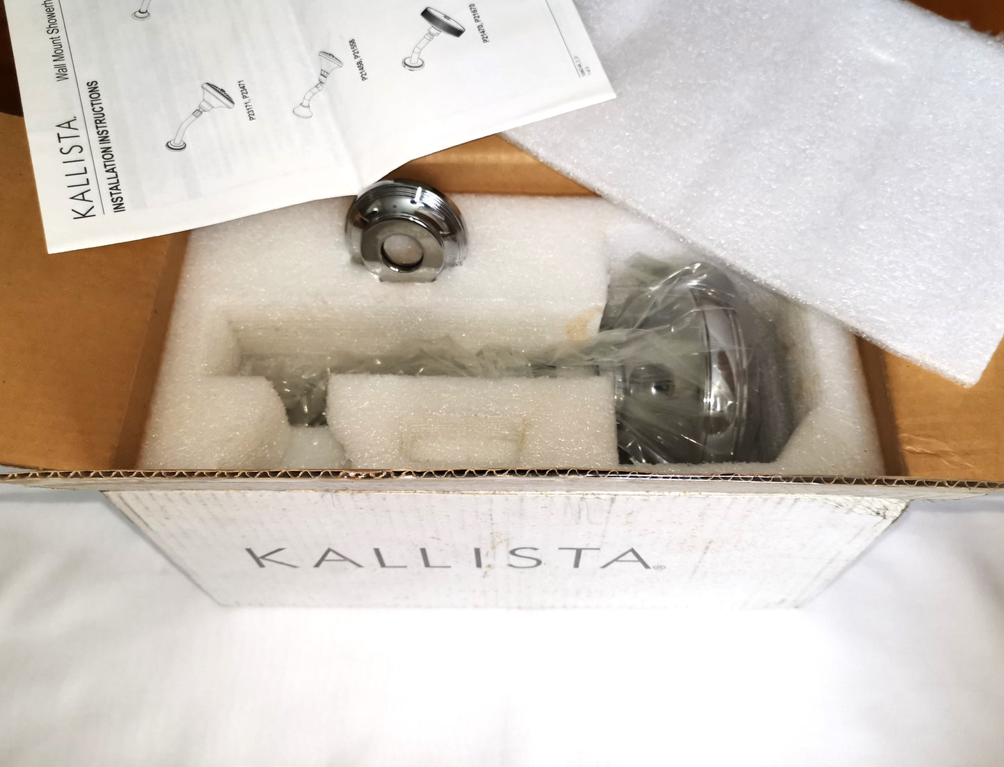 Kallista INIGO by Michael S Smith P23471-00-CP Air-Induced 2.0GPM Showerhead w/Arm