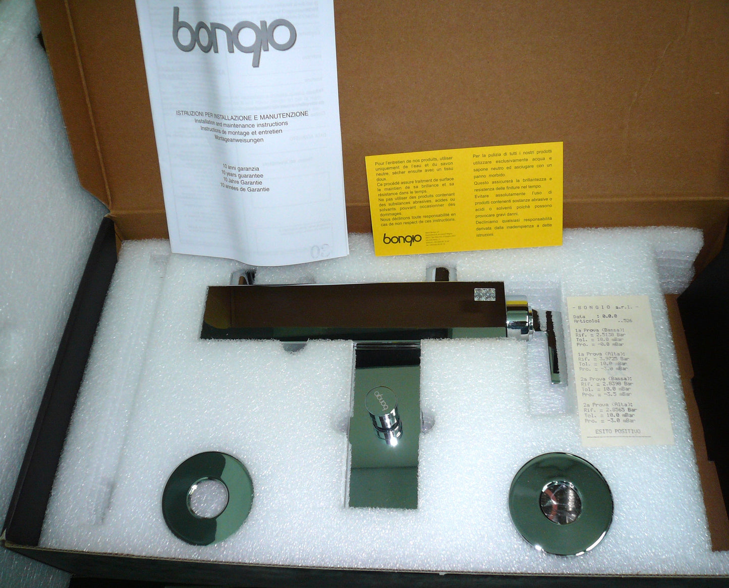 Bongio Myamyx 46526CRSD External Bath & Shower Mixer w/Diverter