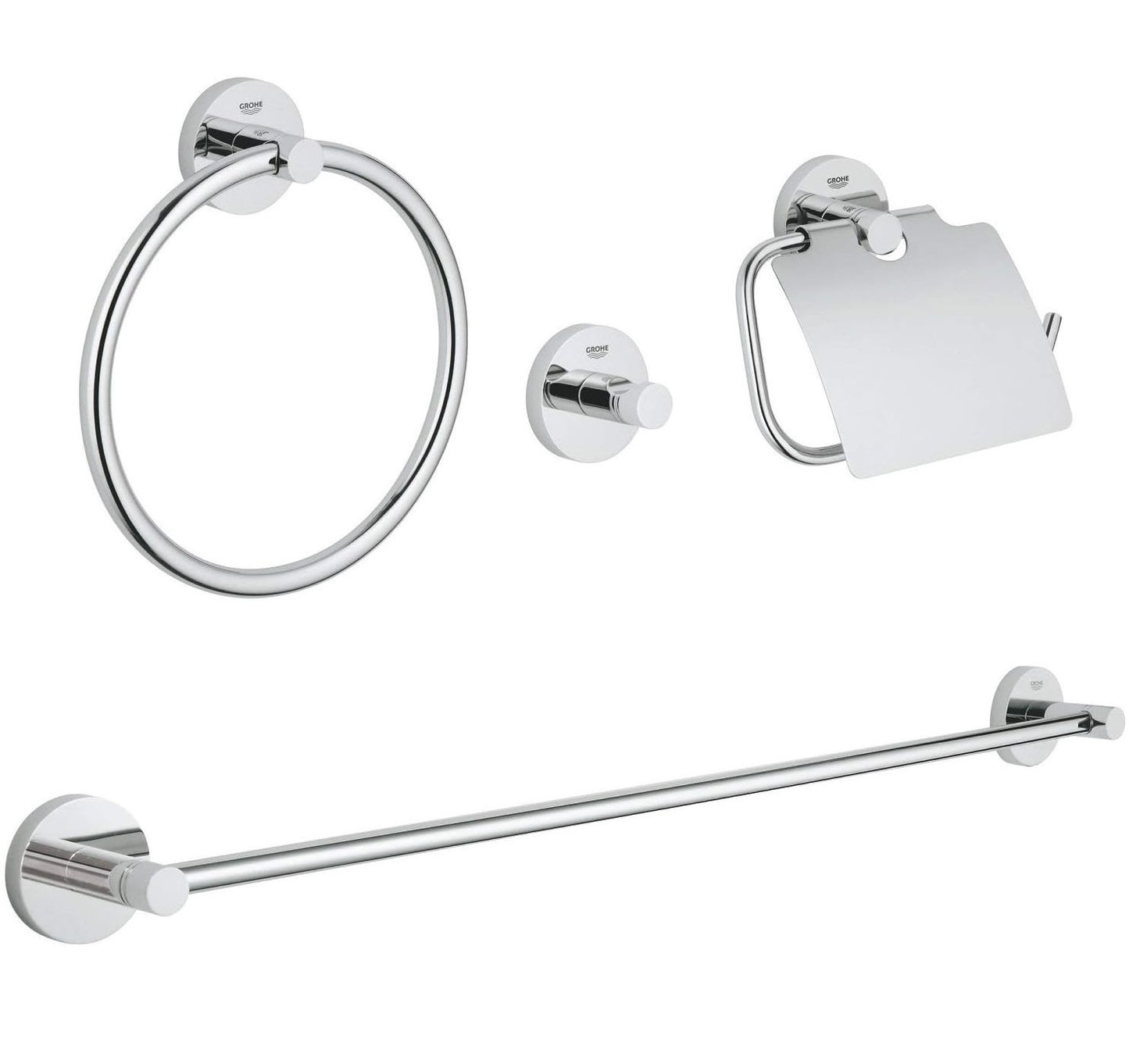 Grohe Essentials 40776001  Master bathroom accessories set 4-in-1