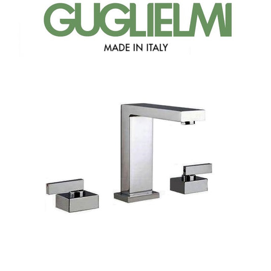 Guglielmi "Hi Water-Idea" 35500 3-Hole Basin Mixer w/Auto Pop-up Waste Set