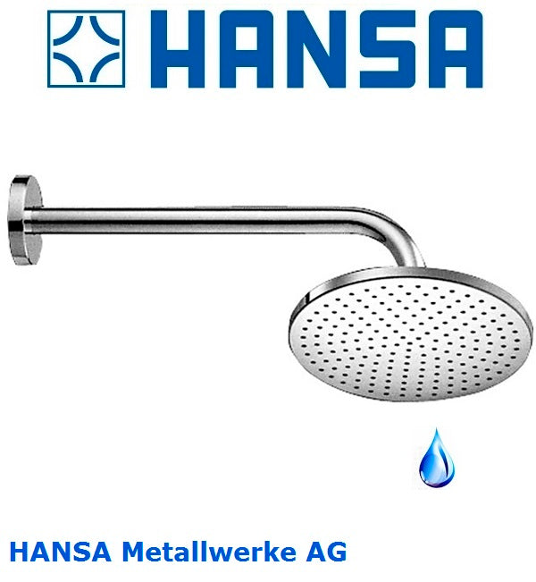 Hansa HANSARAIN 04180100 Swivel B.J Overhead Shower Ø220mm w/Shower Arm 400mm
