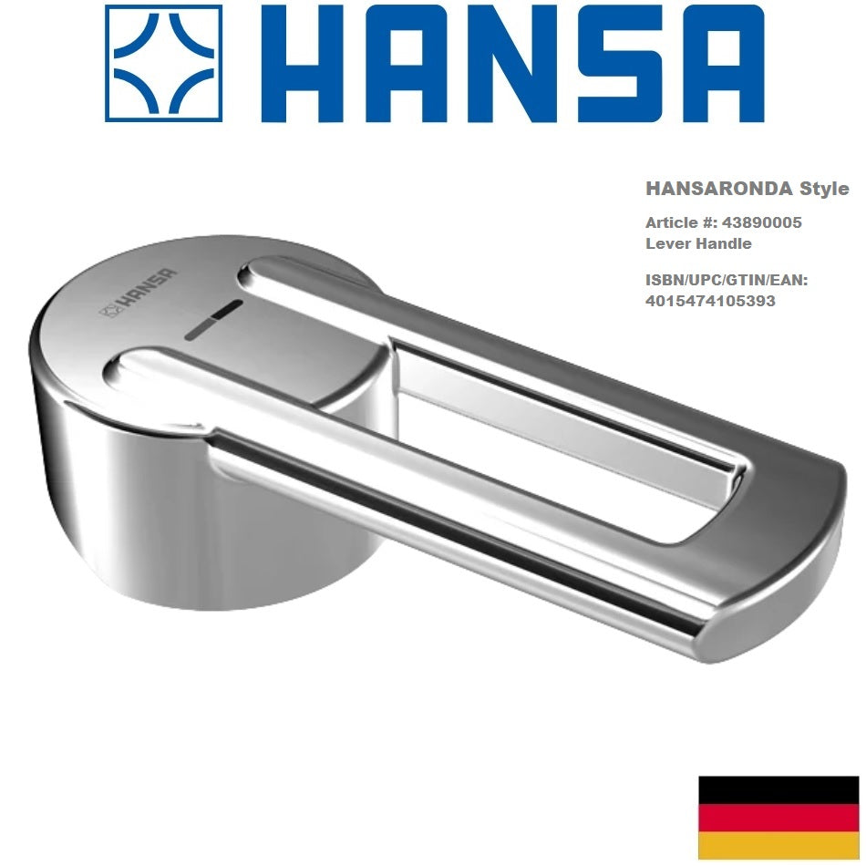 HANSARONDA Style 43022200 Single Lever Basin Mixer w/Cascade Stream Spout