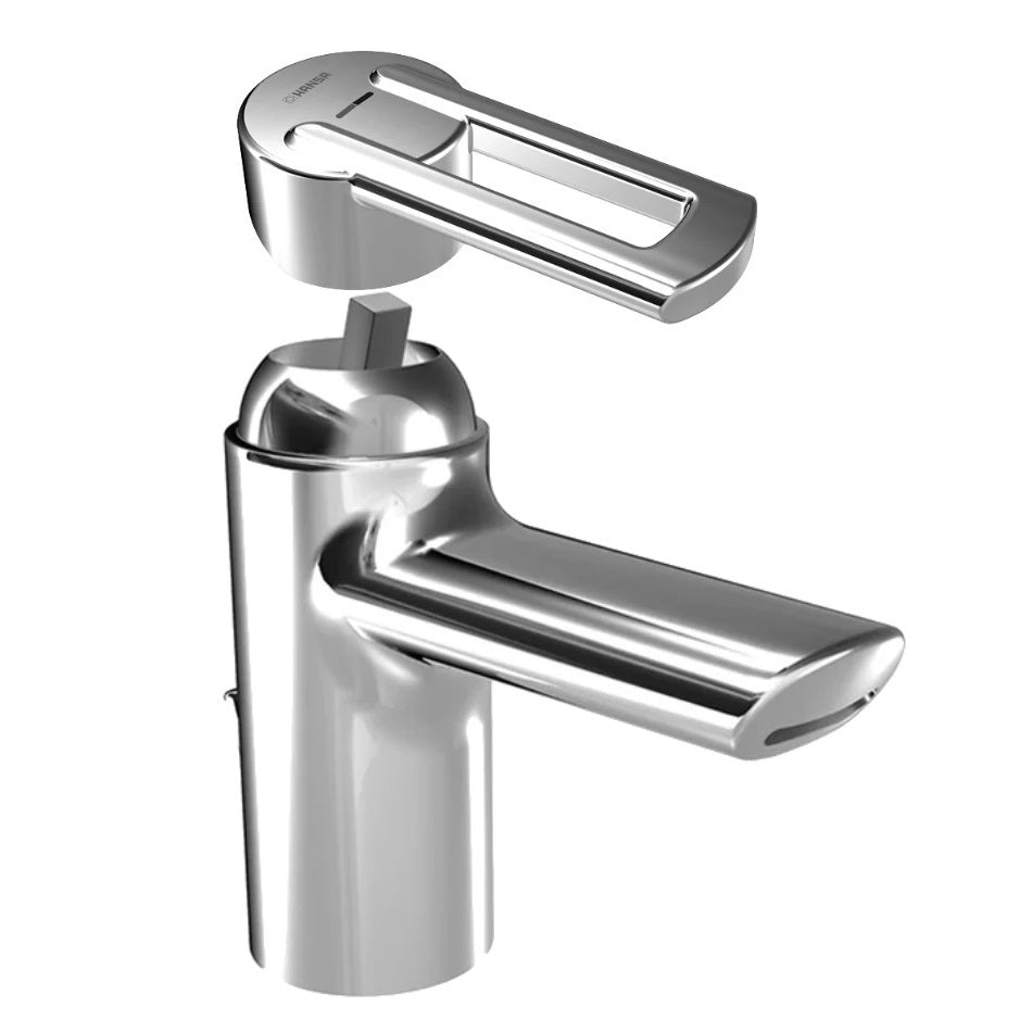 HANSARONDA Style 43022200 Single Lever Basin Mixer w/Cascade Stream Spout
