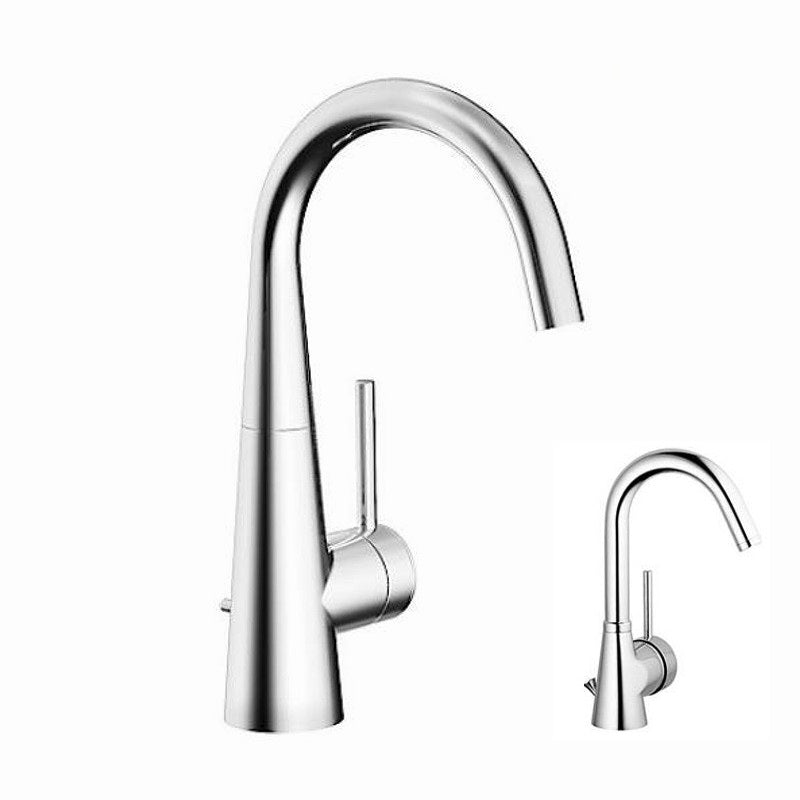 HANSADESIGNO 51032201 single lever swivel spout basin mixer w/pop-up waste