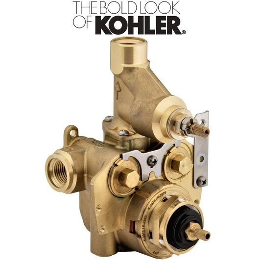 Kohler K-2973-KS-NA thermostatic valve w/integrated volume control and stops