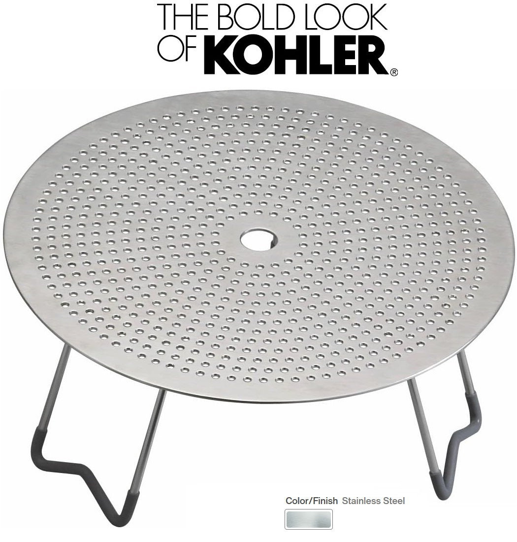 KOHLER Cordial K-6154-ST Pouring Tray Ø 10.5" Stainless Steel