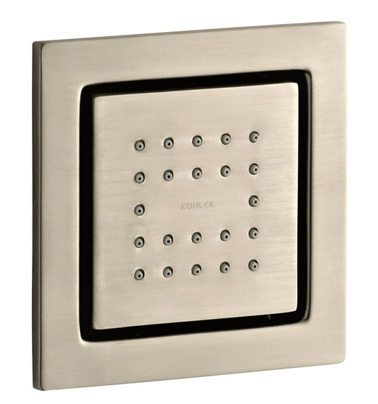 Kohler WaterTile K-8003-BV Square 22-nozzle body spray w/stimulating spray