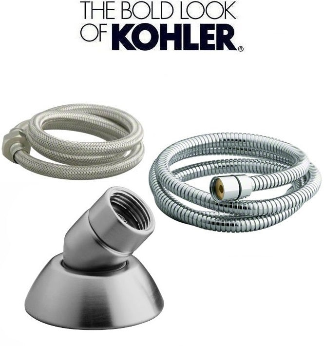 Kohler Mastershower™ K-8548-G Bath or Deck-Mount 3-Way Handshower Hose Guide in Brushed Chrome Finish