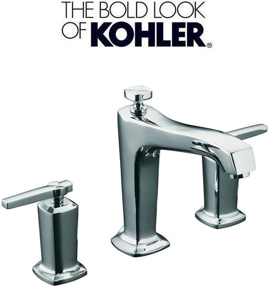 KOHLER Margaux K-T16237-4-CP Deck Mount Bath Faucet Trim w/Lever Handles