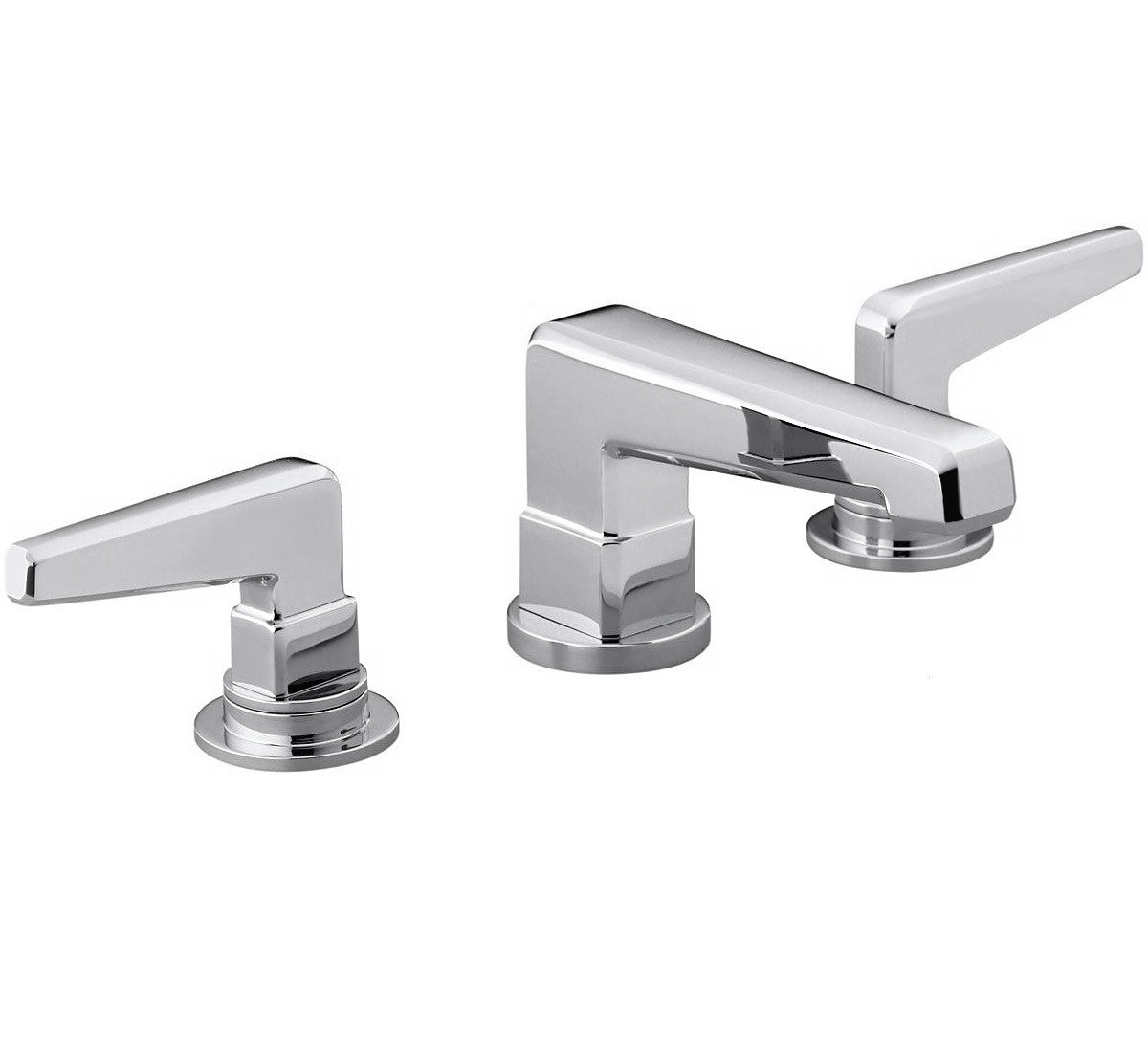 Kllista Jeton by Bill Sofield P24500-LV-AG Basin Faucet Set in Brushed Nickel