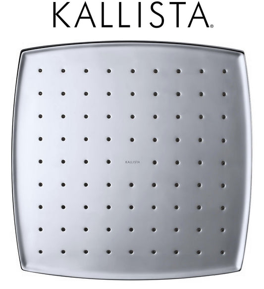 Kallista Foundations P21514-00-CP 11-1/8" Air-Induced Soft Modern Rain Showerhead