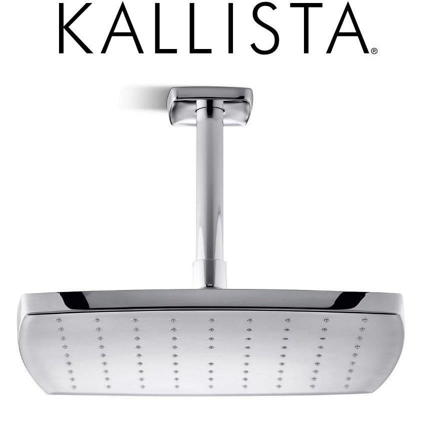 Kallista Foundations P21514-00-CP 11-1/8" Air-Induced Soft Modern Rain Showerhead