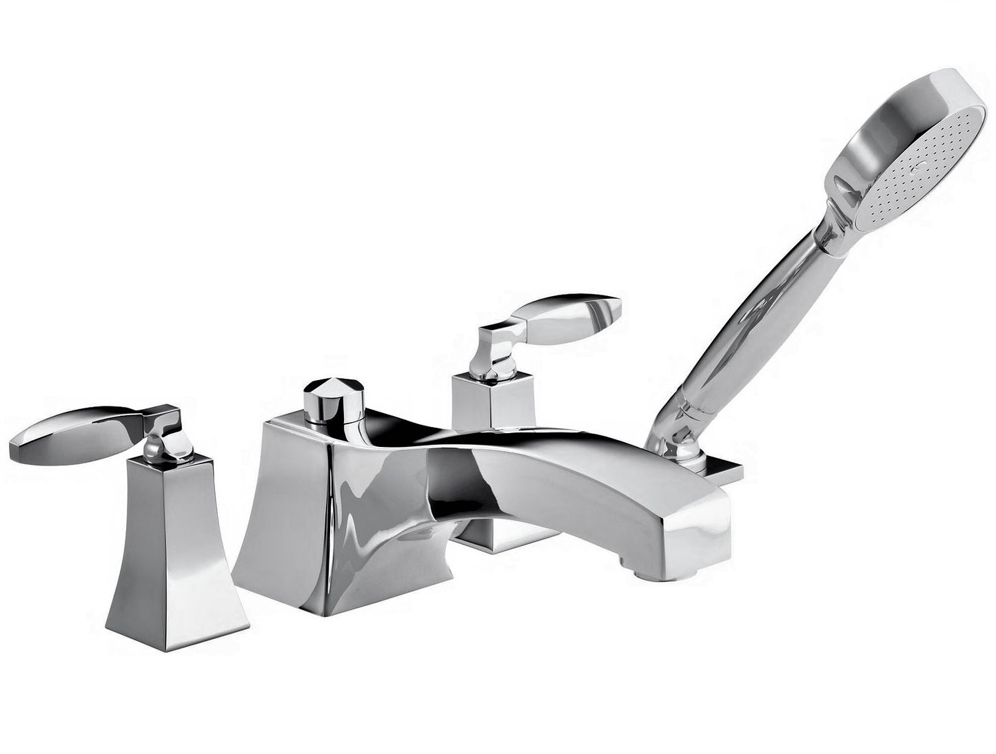 Kallista Barbara Barry P22606-LV-CP D.M Lever Handle Bath Set w/Hand Shower