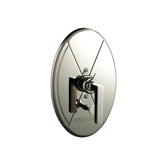 Kallista Barbara Barry P22616-XQ-CP WM P.B Valve Trim w/Diverter & Square Handle