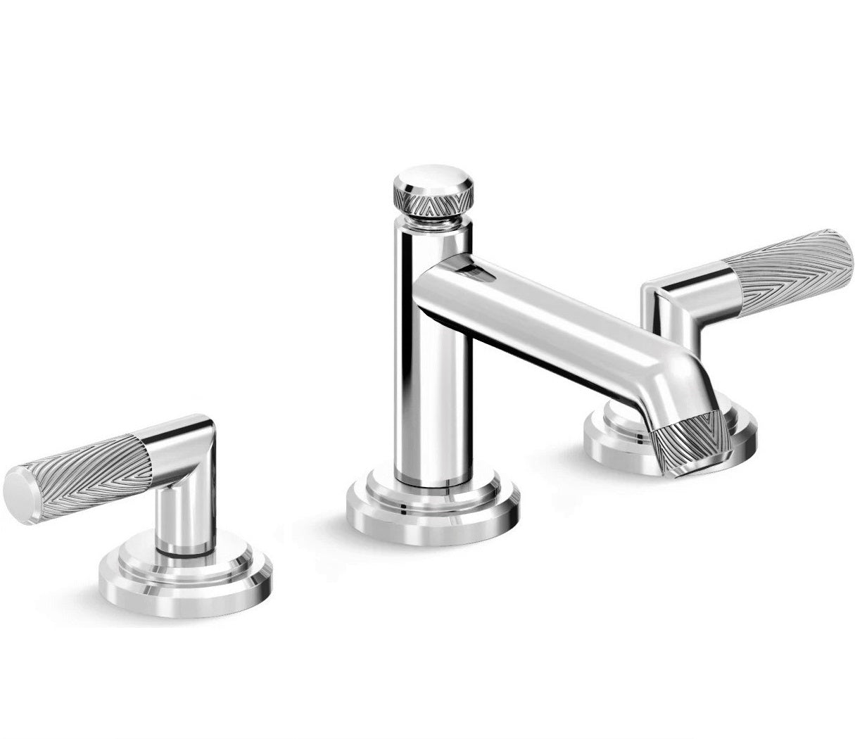 Kallista Pinna Paletta by Laura Kirar P24901-CPH-CP lever handles sink faucet