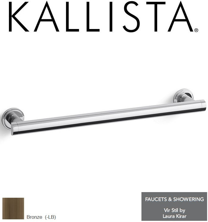 Kallista VIR STILL by Laura Kirar P34003-00-LB Towl Bar 18"(~457mm C to C)Bronze