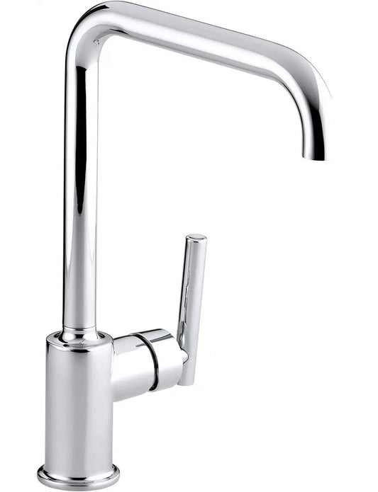 Kohler Purist K-7507T-B4-CP single hole primary swing spout kitchen faucet