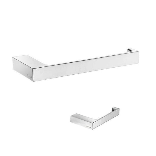 Kohler Strayt K-9124T-CP W.M Towel Ring Size:220x90x24mm