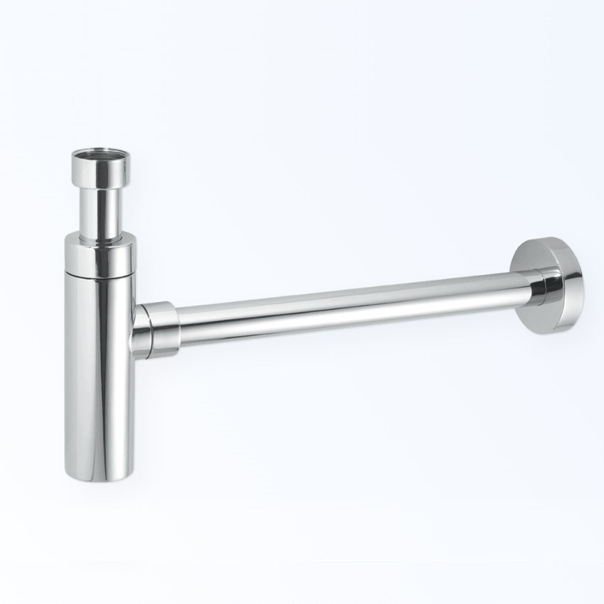 McAlpine CA32UK-CB CP 1¼" x 75mm Brass Basin Kit w/Cylindrical Bottle Trap
