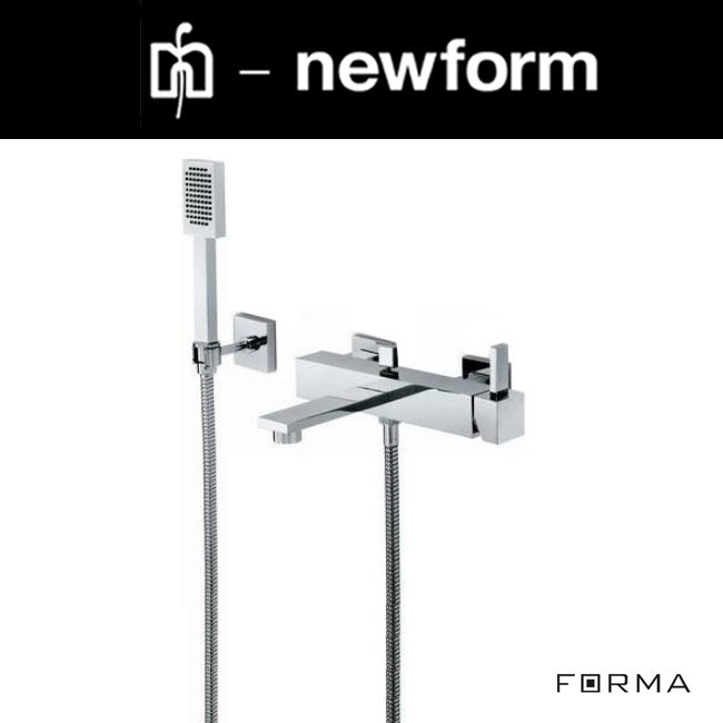 Newform "Forma" 60440C W.M single lever b&s mixer w/handshower