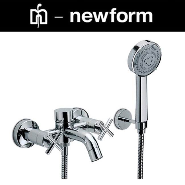 Newform "Time Collection" 8840/C Bath & Shower Mixer Complete Set