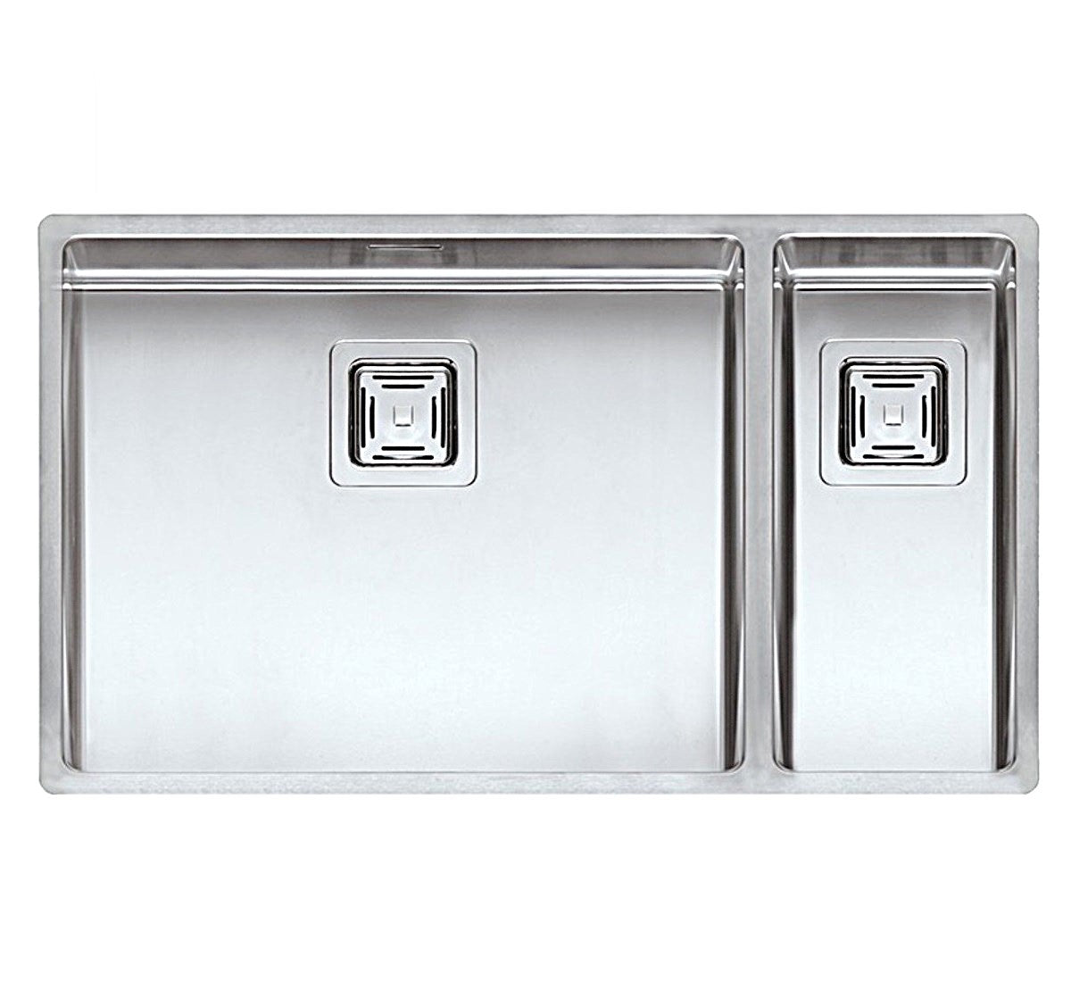 Reginox Texas B09T9LLU08GDS 50X40+18X40 S.S Integrated Kitchen Sink w/waste kit