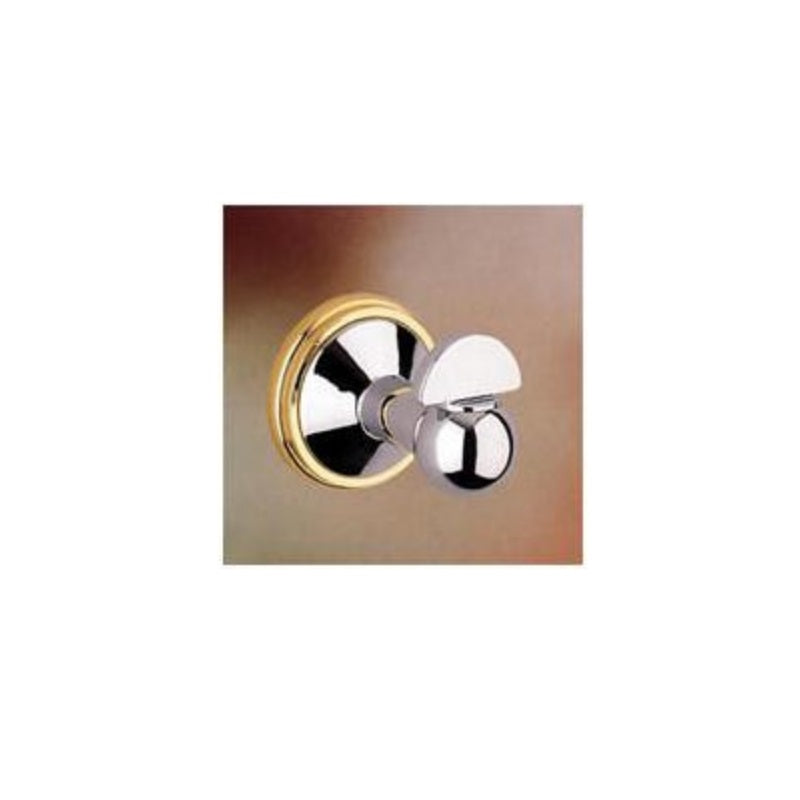 Sonia "Bola" 000425 Pairs of Antique Robe Hook in Chrome Gold