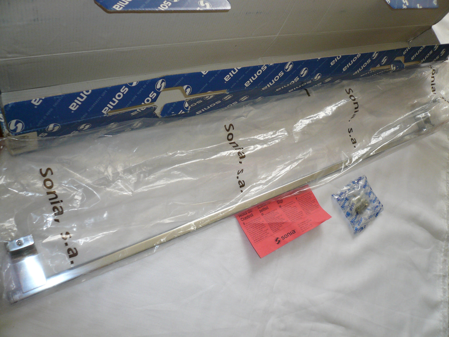 Sonia "Eletech" 113569 Metal Towel Rail w/Fixation Set Size:W820xH50xD60mm
