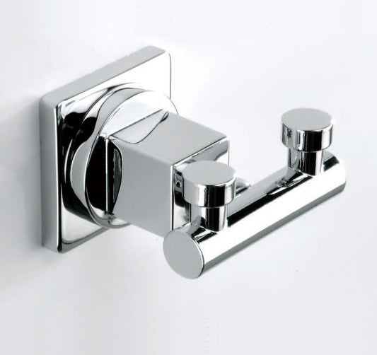 Sonia Dynamicuadro 114528 Metal Double Robe Hook W45 x H35 x D55mm