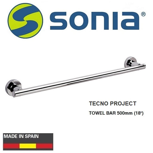 Sonia "TECNO PROJECT" 116805 Towel Rail 18" w/wall fixation set