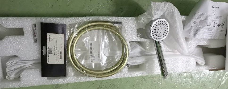 Steinberg 1001627 metal shower rail w/hand shower & shower hose 1600mm