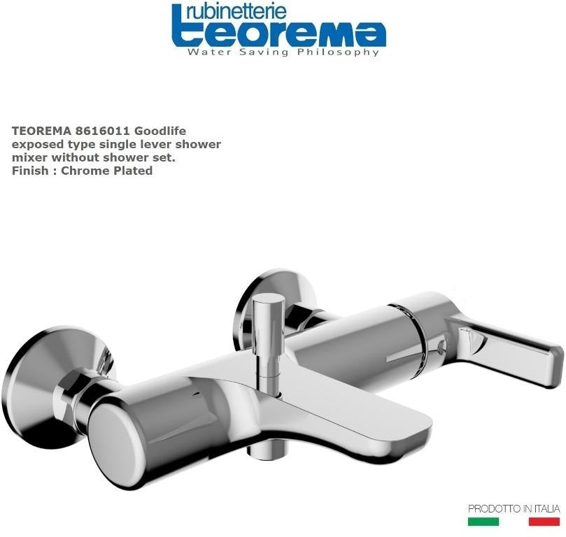 TEOREMA 86160 exposed single lever bath & shower mixer