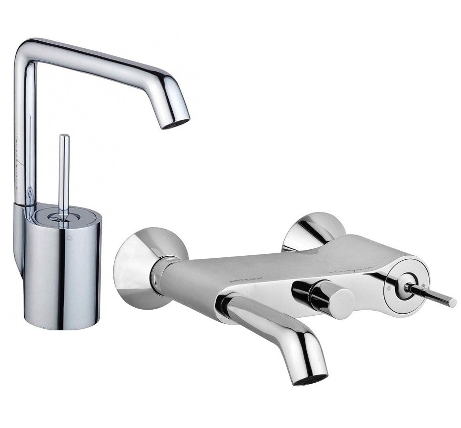 VitrA "MOD Collection" A41835 Basin Mixer + A41836 B&S Mixer