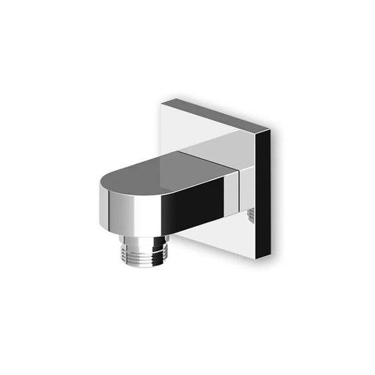 Zucchetti Aguablu Z93804 W.M Brass Wall Elbow w/1/2" Hose Connection 60x60mm