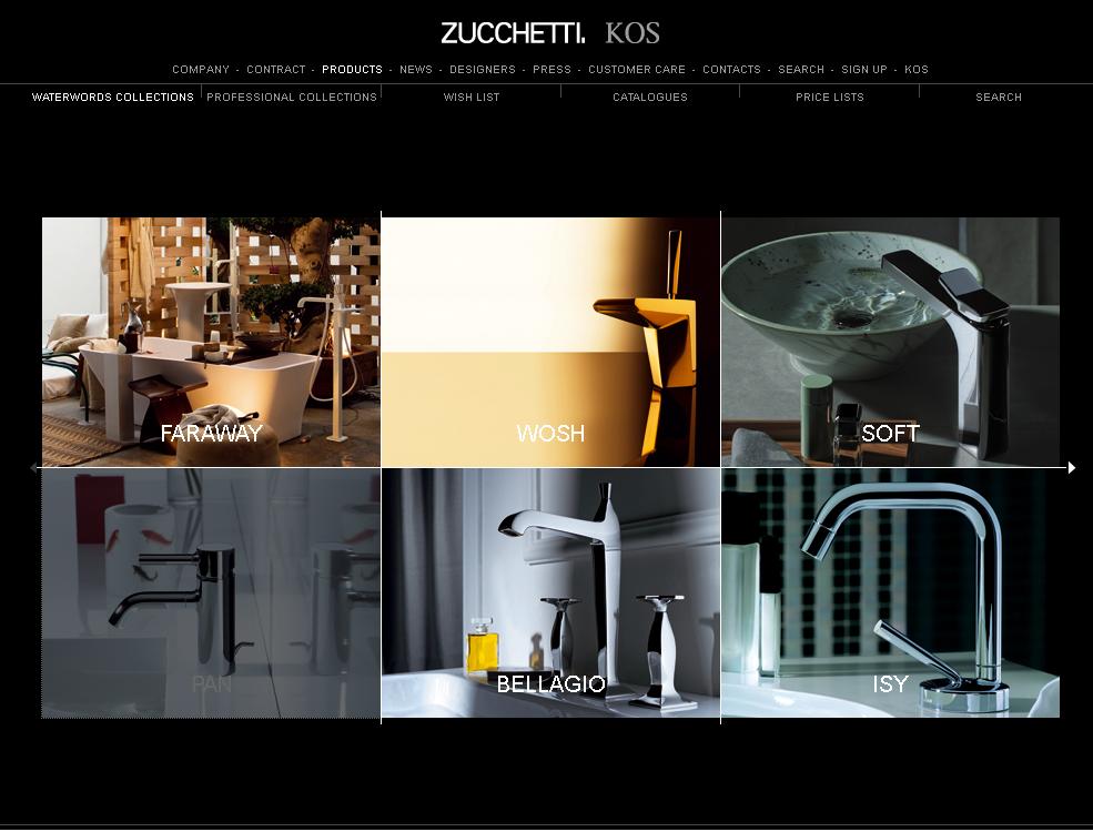 Zucchetti "Pan" ZP6181 Wall Mounted Bath & Shower Mixer w/Diverter & HandShower Set. in Chrome Finish